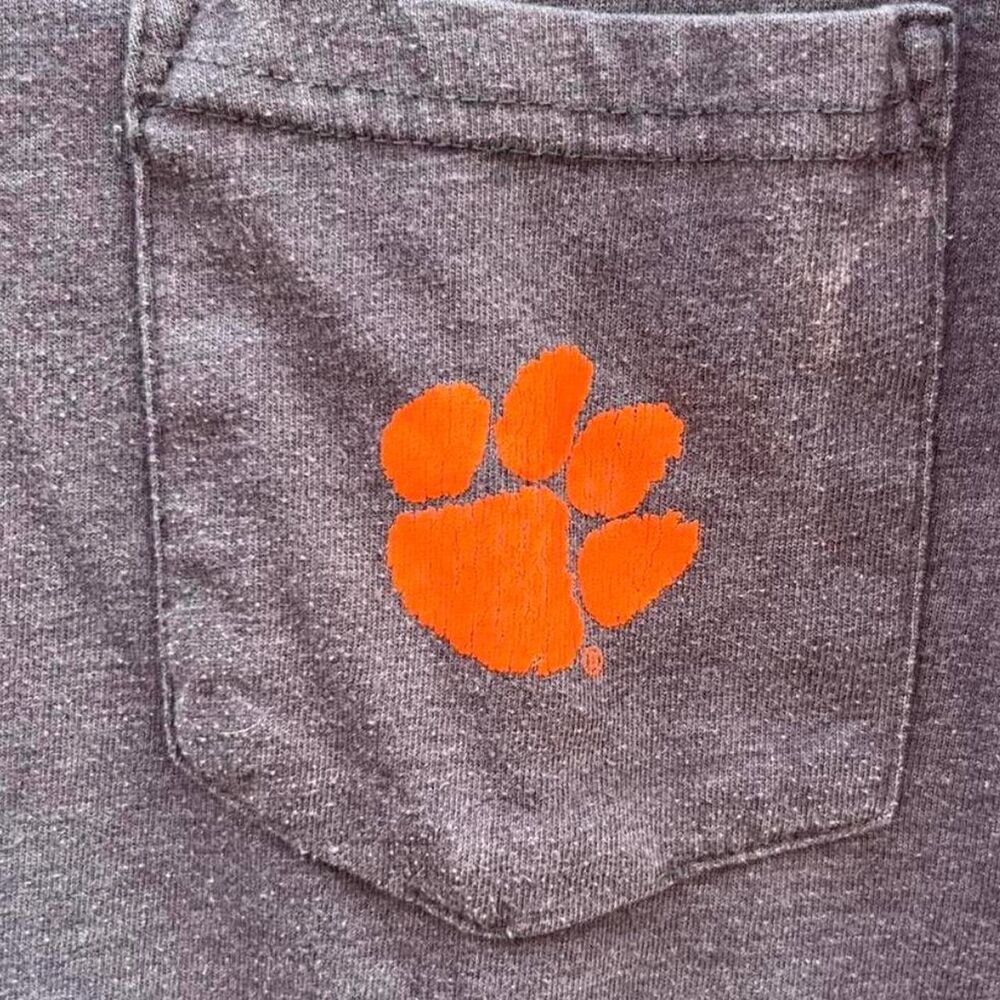 Drake Waterfowl Clemson "Clay & Call" Tee | Orange | XXL | Outdoor Collegiate - Picture 4 of 5